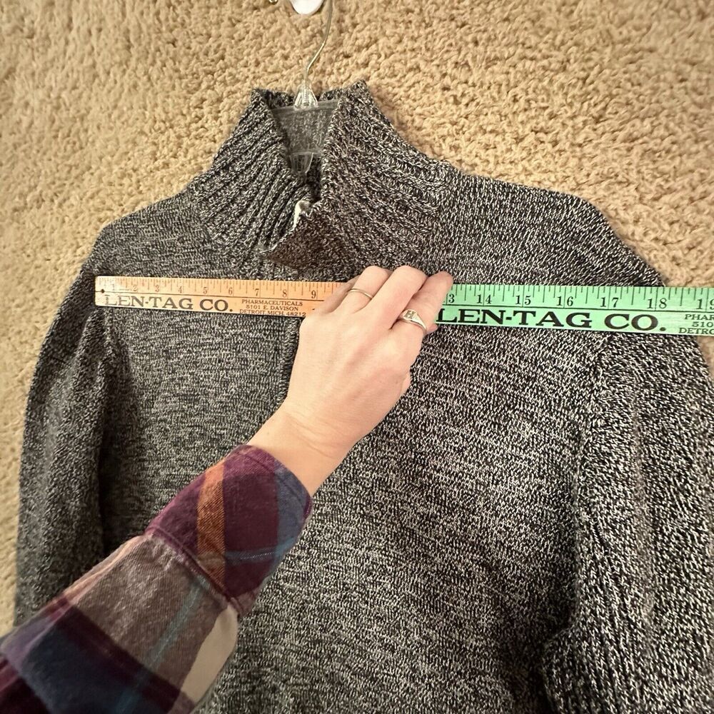 Sean John Men's Knitted Pullover Sweater Size XL 100% Cotton Henley Casual Puffy - Picture 15 of 16